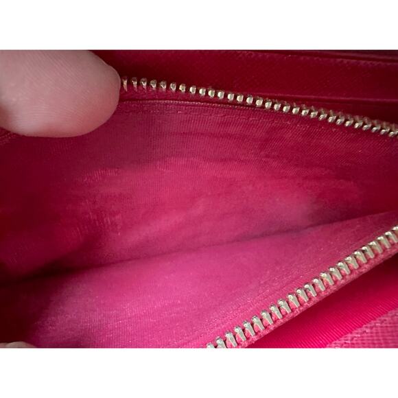 PRADA Milano Fiocco Ribbon Saffiano Leather Long Wallet - Picture 11 of 11